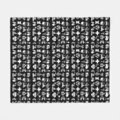 ドクターシンボルメディカルメドレー フリースブランケット (正面(横))