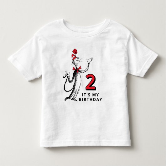 ドクターシーズキャラクター紙吹雪 |子供の誕生日 トドラーTシャツ (正面)