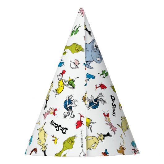 ドクターシーズキャラクター紙吹雪 |子供の誕生日 パーティーハット (裏面)