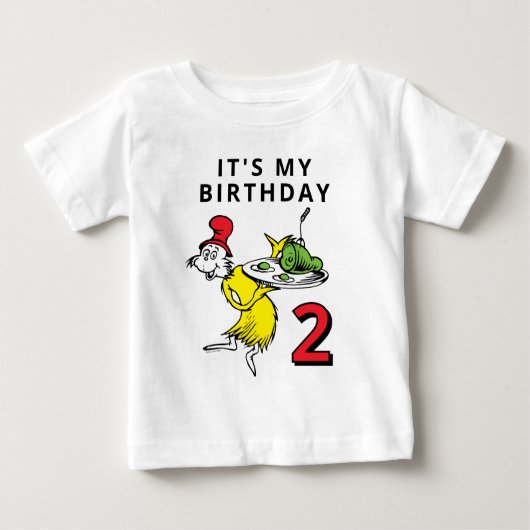 ドクターシーズキャラクター紙吹雪 |子供の誕生日 ベビーTシャツ (正面)