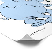 ドクターシーズキャラクター紙吹雪 |子供の誕生日 ポスター (角)