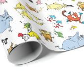 ドクターシーズキャラクター紙吹雪 |子供の誕生日 ラッピングペーパー (ロールコーナー)