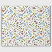 ドクターシーズキャラクター紙吹雪 |子供の誕生日 ラッピングペーパー (フラット)