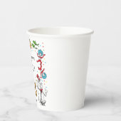 ドクターシーズキャラクター紙吹雪 |子供の誕生日 紙コップ (左)