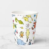 ドクターシーズキャラクター紙吹雪 |子供の誕生日 紙コップ (裏面)