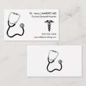 ドクターステソスコープ白 名刺 (正面/裏面)