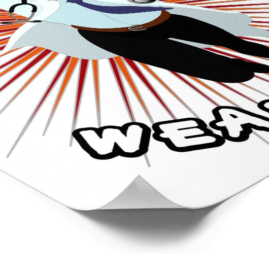 ドクタースーパーヒーロー:すべてのヒーローではない衣服の帽子 ポスター (角)