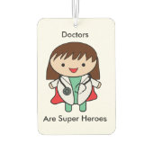 ドクターズウーマンすごいヒーローおもしろい カーエアーフレッシュナー (裏面)