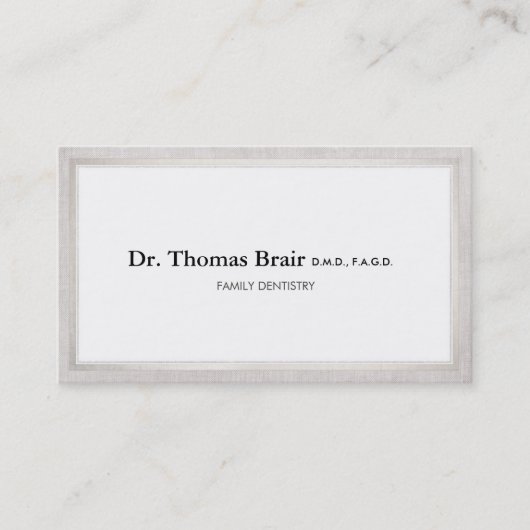 ドクターズエレガントオフィスプロフェッショナル 名刺 (正面)