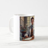 ドクターズエレガントコーヒーマグ – エクセレンのシンボル コーヒーマグカップ (正面左)