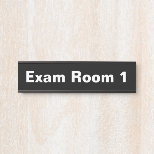 ドクターズオフィス試験室事務所ドアの看板 サインプレート (正面)