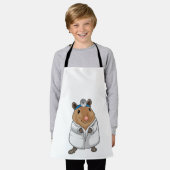 ドクターズコートを着たネズミ エプロン (着用した状態)