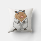 ドクターズコートを着たネズミ クッション (裏面)