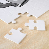 ドクターズコートを着たペンギン ジグソーパズル (側面)