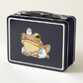 ドクターズコートを着た蛙 メタルランチボックス (裏面)