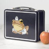 ドクターズコートを着た蛙 メタルランチボックス (インサイチュ)