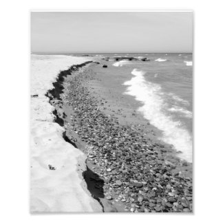 ドクターズパークビーチ、ミシガン湖、ミルウォーキー、WI フォトプリント           