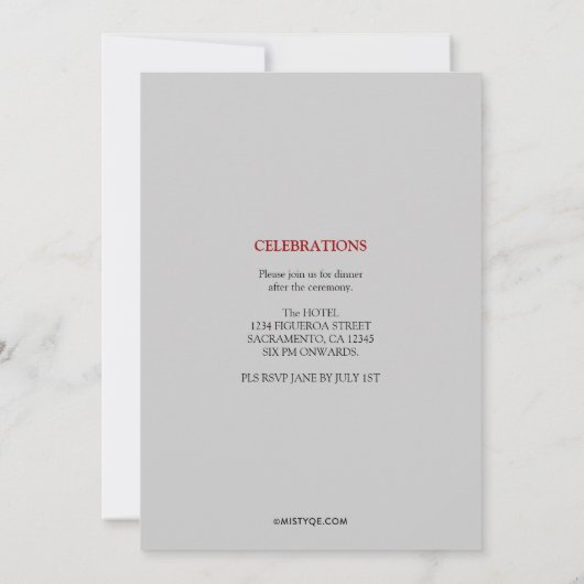 ドクターズホワイトコートメディカル卒業招待状 招待状 (裏面)