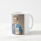 ドクターズマお気に入りのグ – カフェインを車で飲む コーヒーマグカップ (正面右)