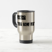 ドクタータンブラー名前をカスタムする トラベルマグ (正面左)