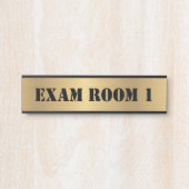 ドクタードクターズドアオフィスのサインシンボルや象徴試験室 サインプレート (正面)