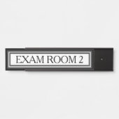 ドクタードクターズルームオフィスドアサインブラック サインプレート (正面)