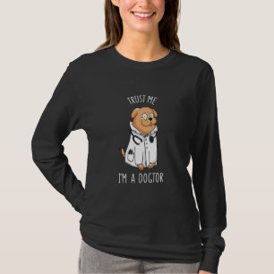 ドクタードッグ引用文おもしろいIアムドックタードッグ好き Tシャツ