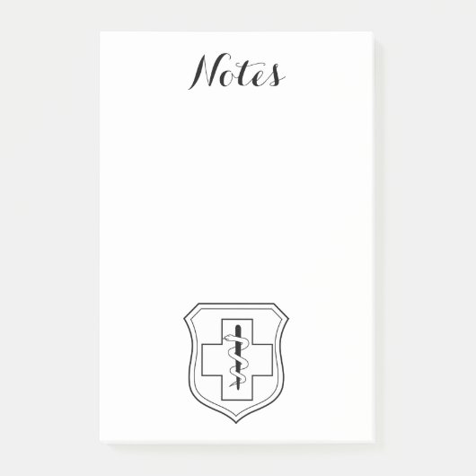 ドクターナーススポーツメディシン平和愛の運命 ポストイット (正面)