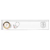 ドクターナース医療事務所ホームアート デスクネームプレート (正面)