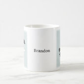 ドクターナース医療従事者の贈与名前をカスタムする コーヒーマグカップ (中央)