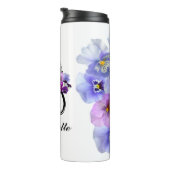 ドクターナース聴診器ブルーパンジーフローラ タンブラー (回転右)