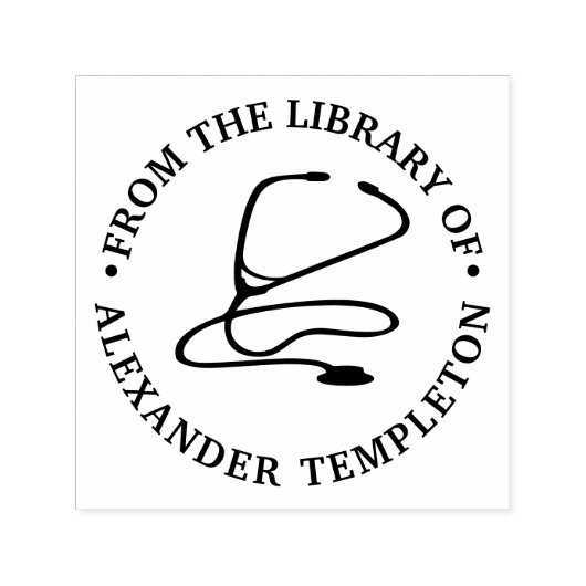 ドクターナース聴診器"のライブラリから" セルフインキングスタンプ (デザイン)