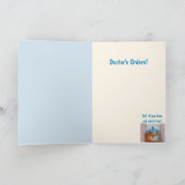 ドクターネコと魚は元気になる カード (内部)