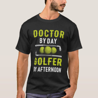 ドクターバイデイゴルファーByアフタヌーンゴルフドックゴルフ Tシャツ