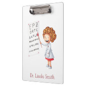 ドクターパーソナライズされたイラストレーション付きクリップボード クリップボード (左)