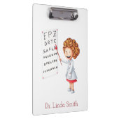 ドクターパーソナライズされたイラストレーション付きクリップボード クリップボード (右)