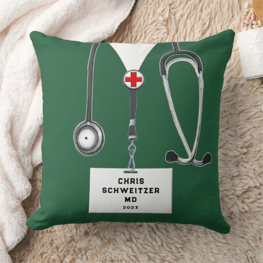 ドクターパーソナライズされたギフトアイディア クッション (ブランケット)