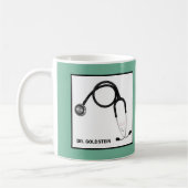 ドクターパーソナライズされたギフトアイディア コーヒーマグカップ (左)