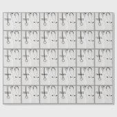 ドクターパーソナライズされたギフト包装紙 ラッピングペーパー (フラット)