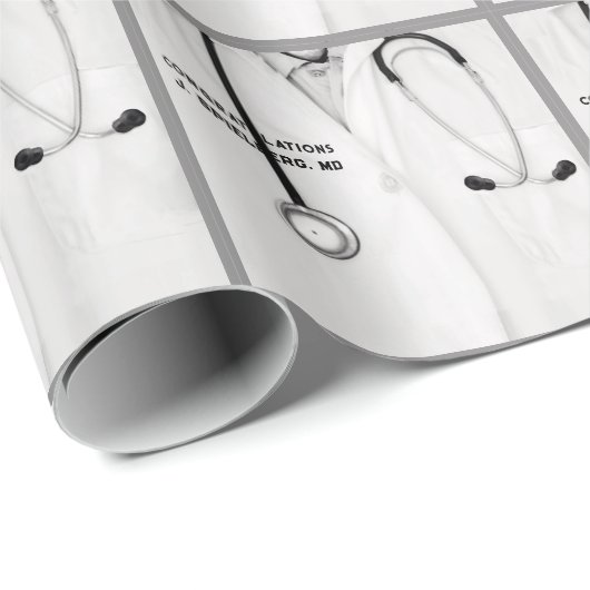 ドクターパーソナライズされたギフト包装紙 ラッピングペーパー (ロールコーナー)