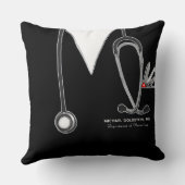 ドクターパーソナライズされたギフト装飾用クッション クッション (裏面)