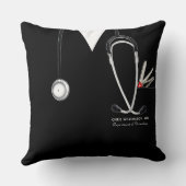 ドクターパーソナライズされたギフト装飾用クッション クッション (裏面)