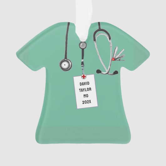 ドクターパーソナライズされたギフト オーナメント (正面)