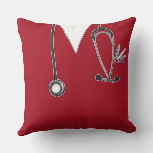 ドクターパーソナライズされたギフト クッション (裏面)