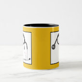 ドクターパーソナライズされたギフト ツートーンマグカップ (中央)