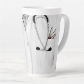 ドクターパーソナライズされたノベルティギフト カフェラテマグ (右アングル)