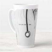 ドクターパーソナライズされたノベルティギフト カフェラテマグ (左アングル)