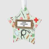 ドクターパーソナライズされたホリデーコレクティブ オーナメント (正面)