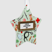 ドクターパーソナライズされたホリデーコレクティブ オーナメント (正面)