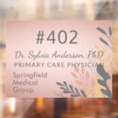 ドクタービジネスサインウィンドウ固定デカール ウィンドウサイン (シート2)